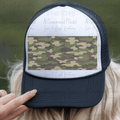 Camo Hat Background