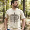 Camo Southern Dad Teach'em to Hunt, Teach'em to Pray with Cross