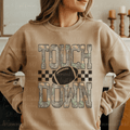 Camo Touch Down Football Checker Black