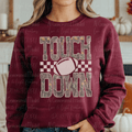Camo Touch Down Football Checker White