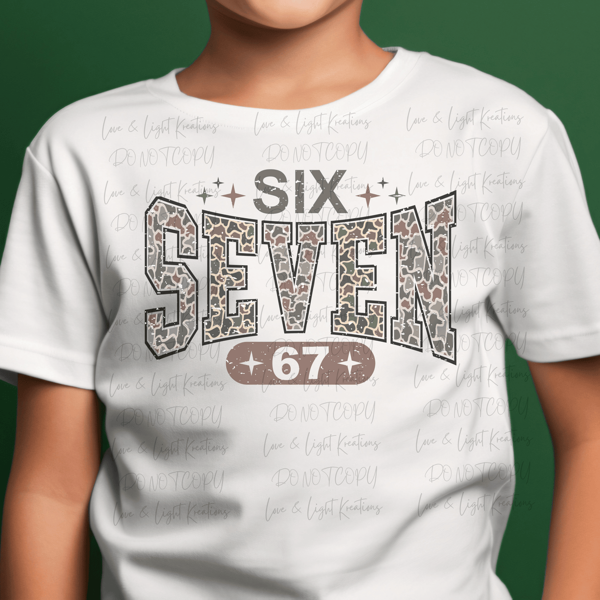 Camo Varsity 6 7 meme
