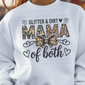 Camo and Leopard Print Glitter and Dirt Mama of Both