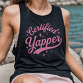 Certified Yapper Distressed Pink