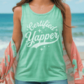 Certified Yapper Distressed White