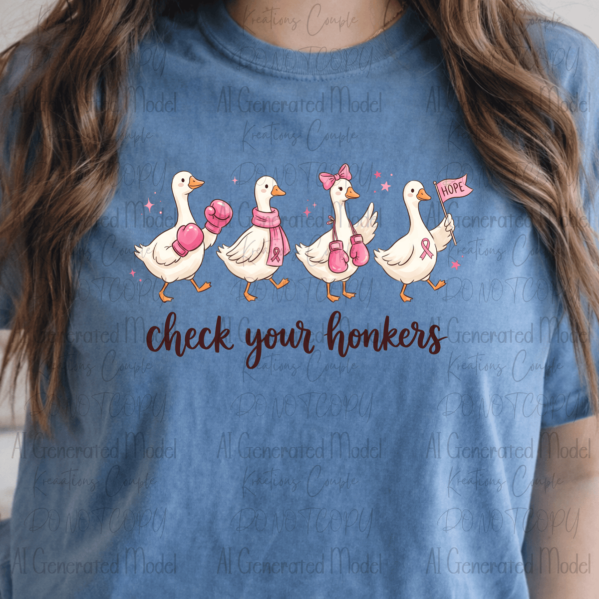 Check You Honkers Breast Cancer Geese