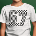 Checkered 6 7 Meme