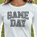 Checkered Game Day Black