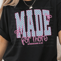 Checkered Made for More in Blue and Pink