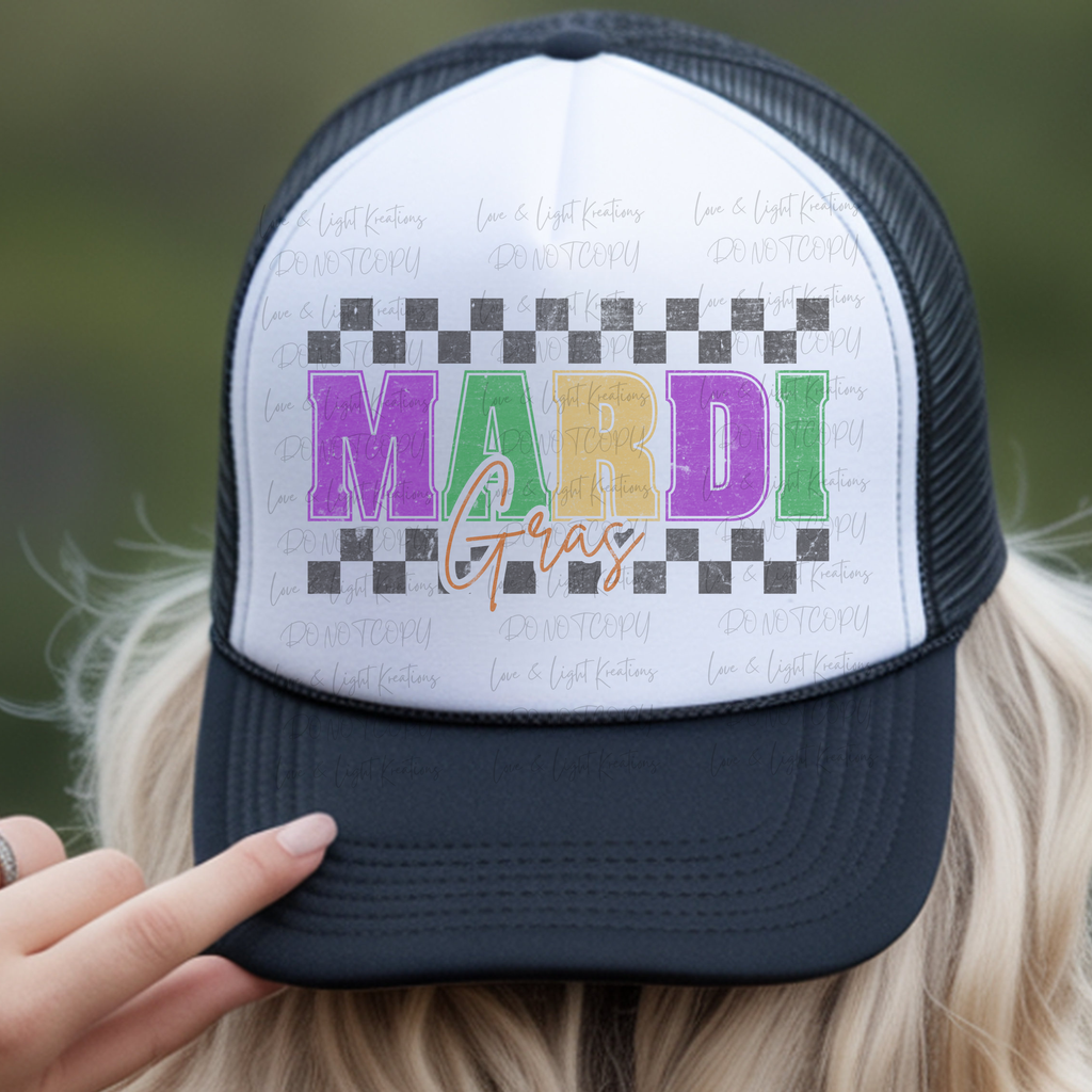 Checkered Mardi Gras