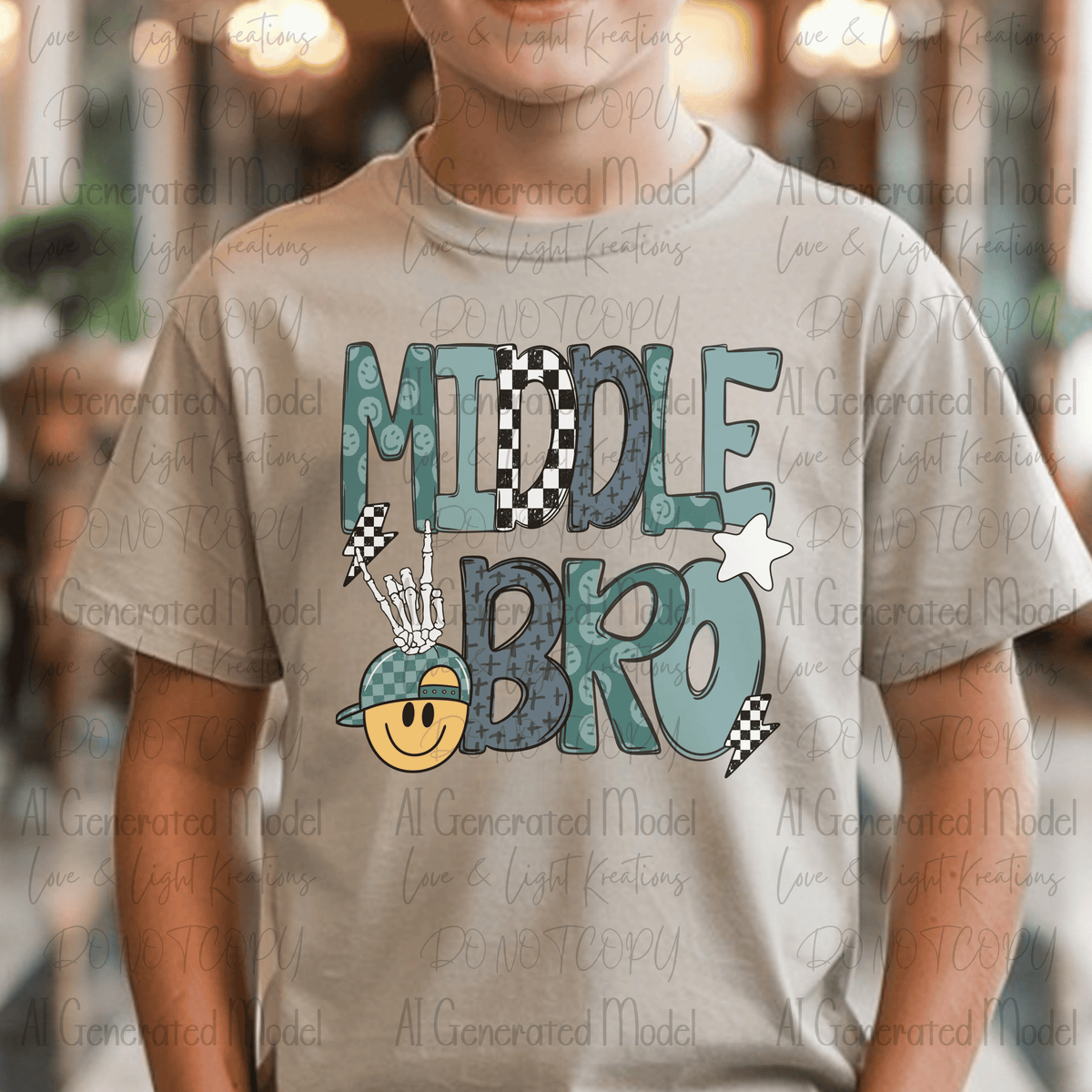 Checkered Middle Bro