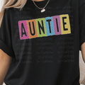 Checkered Rainbow Auntie