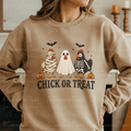 Chick or Treat Halloween Chickens in Costumes