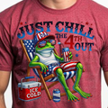 Just Chill the 4th Out Frog