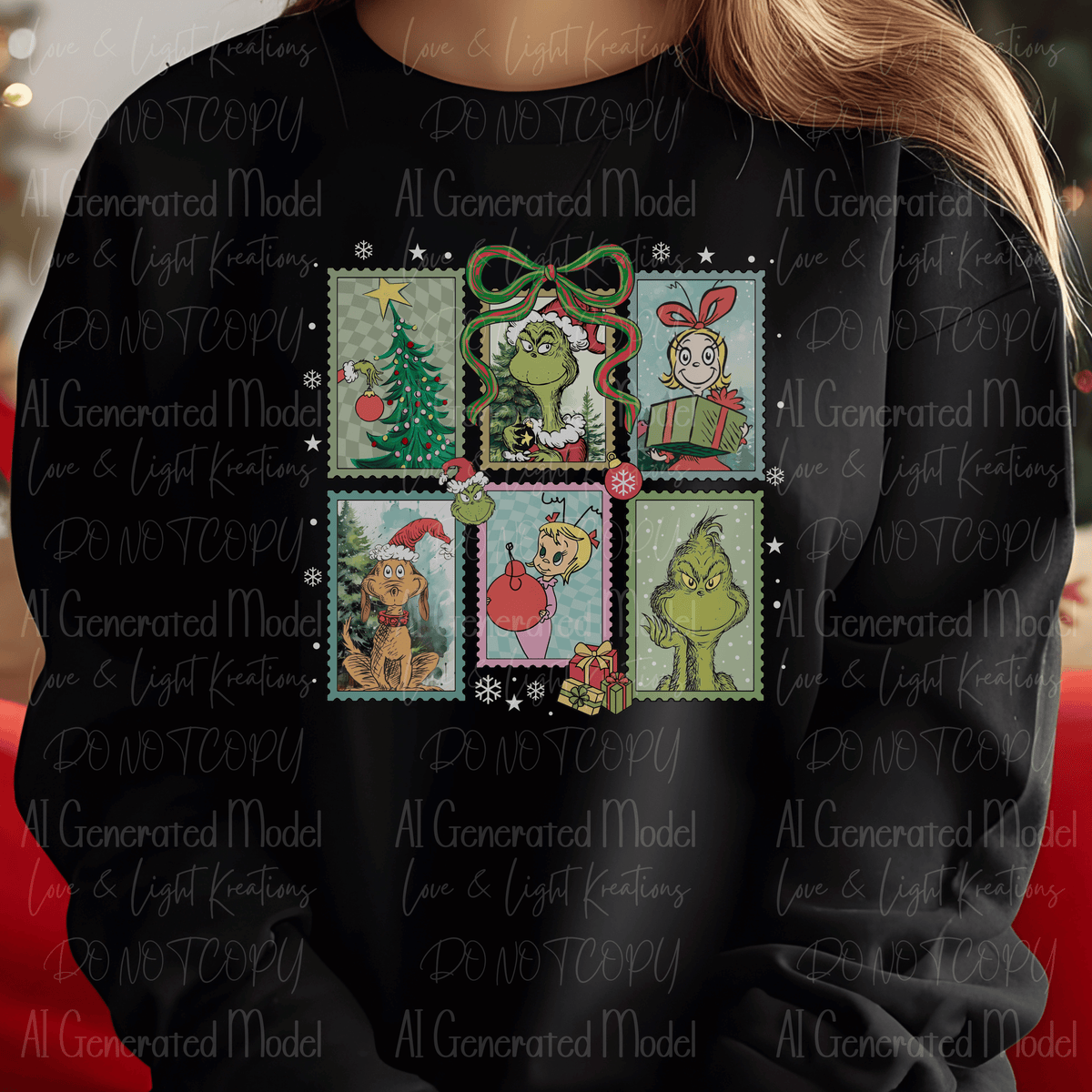 Christmas Green Who Stamps