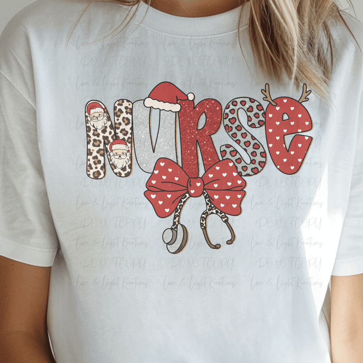Christmas Patterned Nurse