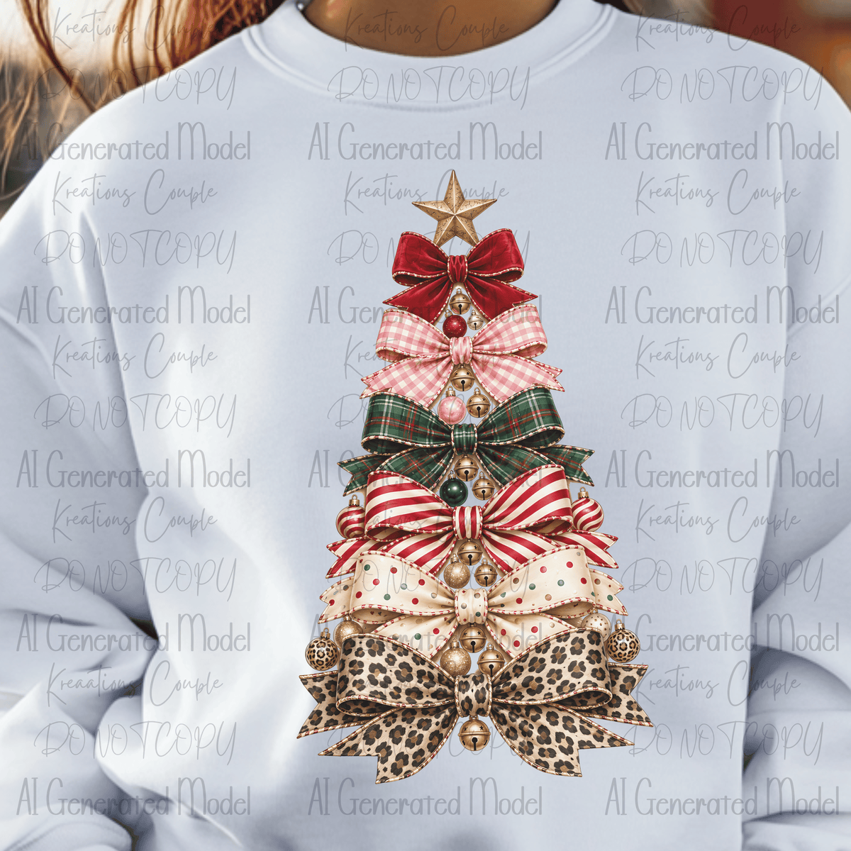 Christmas Ribbon Bow Tree