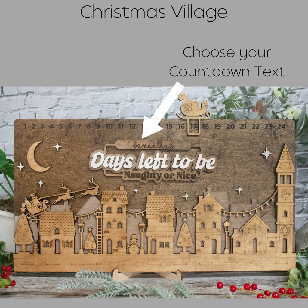 Personalized Christmas Countdown