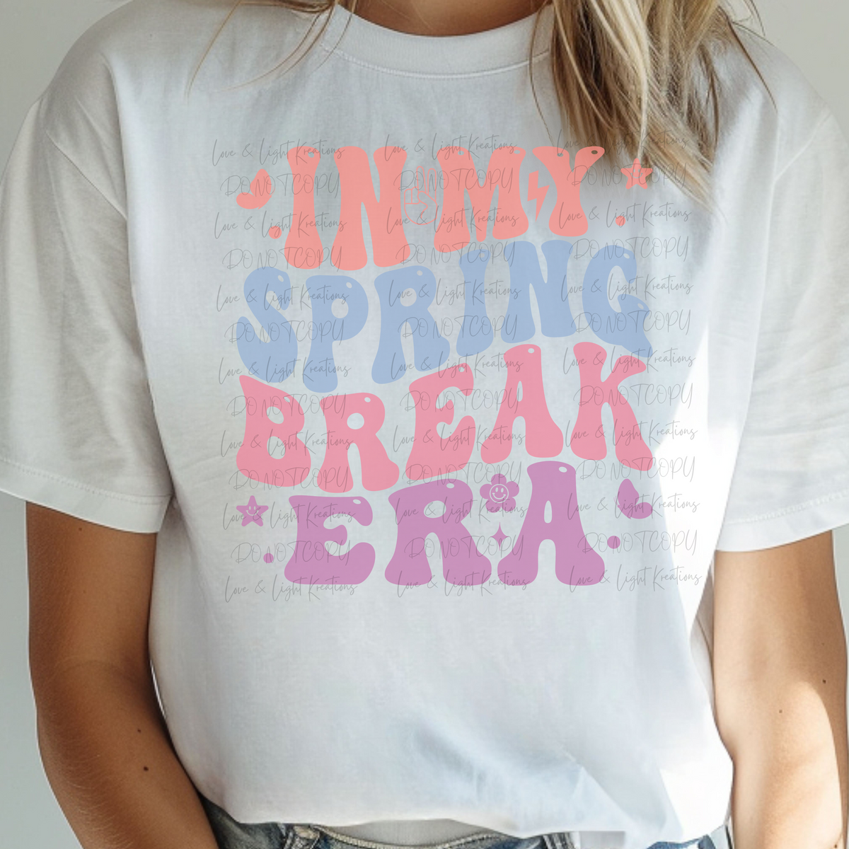 Colorful Groovy In My Spring Break Era