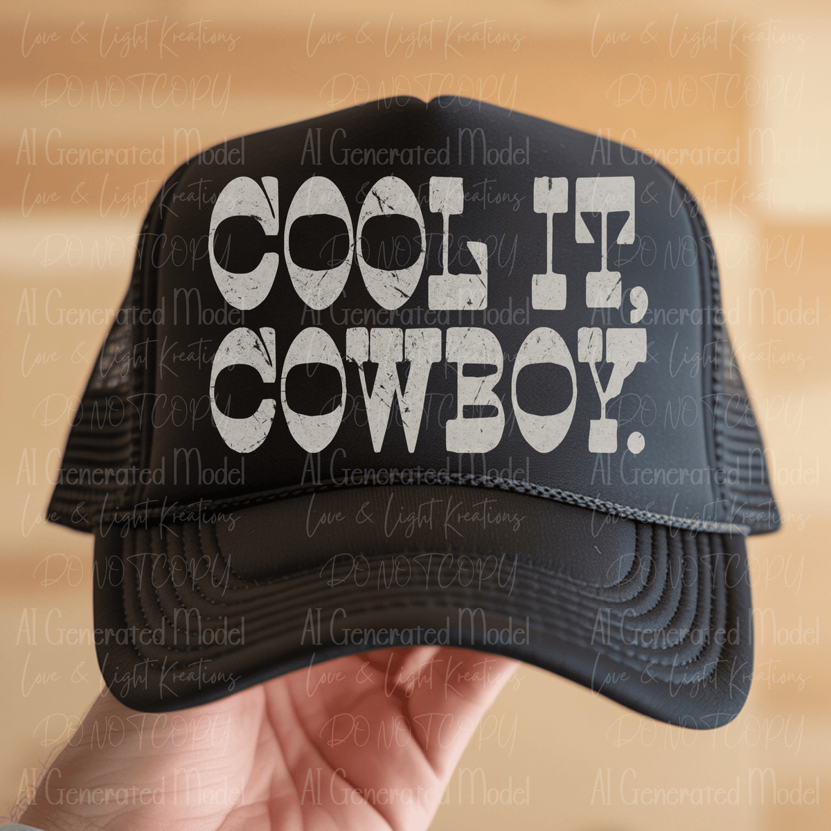 Cool It Cowboy White