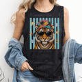 Cool Summer Tiger with Sunglasses and Hat