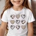 Cow and Leopard Print Hearts