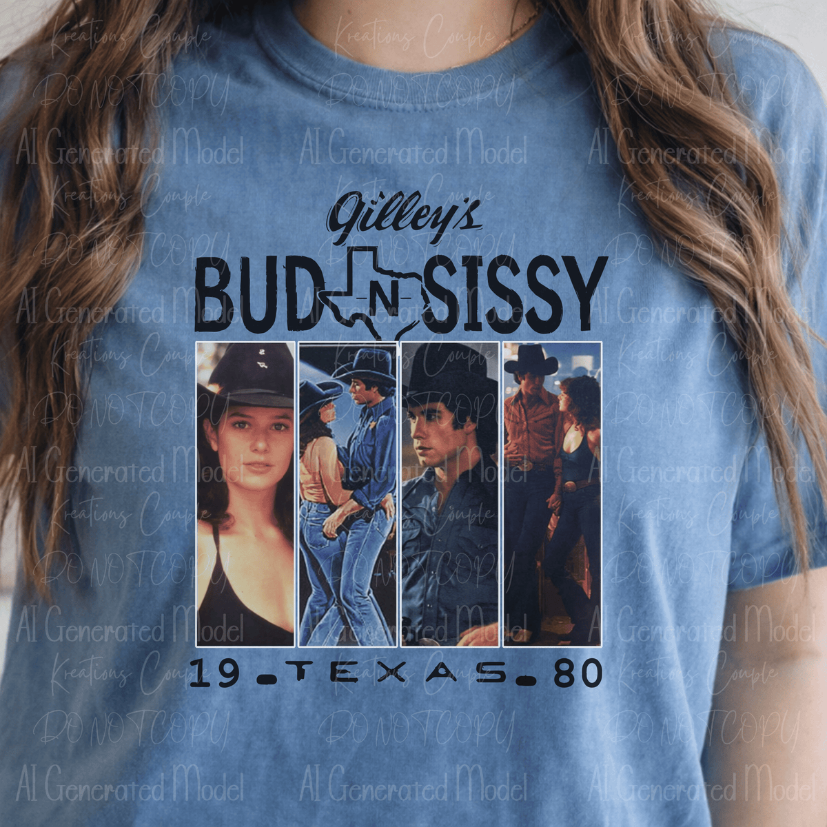 Cowboy Movie Colored Black Font