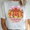 Crawfish Season with Pink Bow and Sides