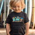 Cute Summer Turquoise Crab and Summer Fun