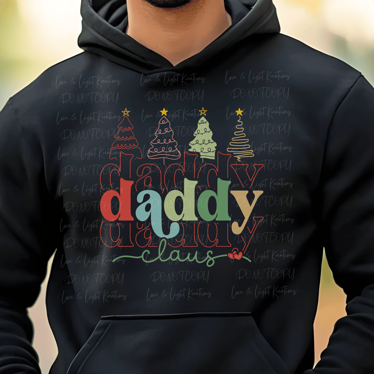 Daddy Claus Christmas Doodle