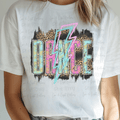Dance Leopard and Black with Neon Lightening Bolts