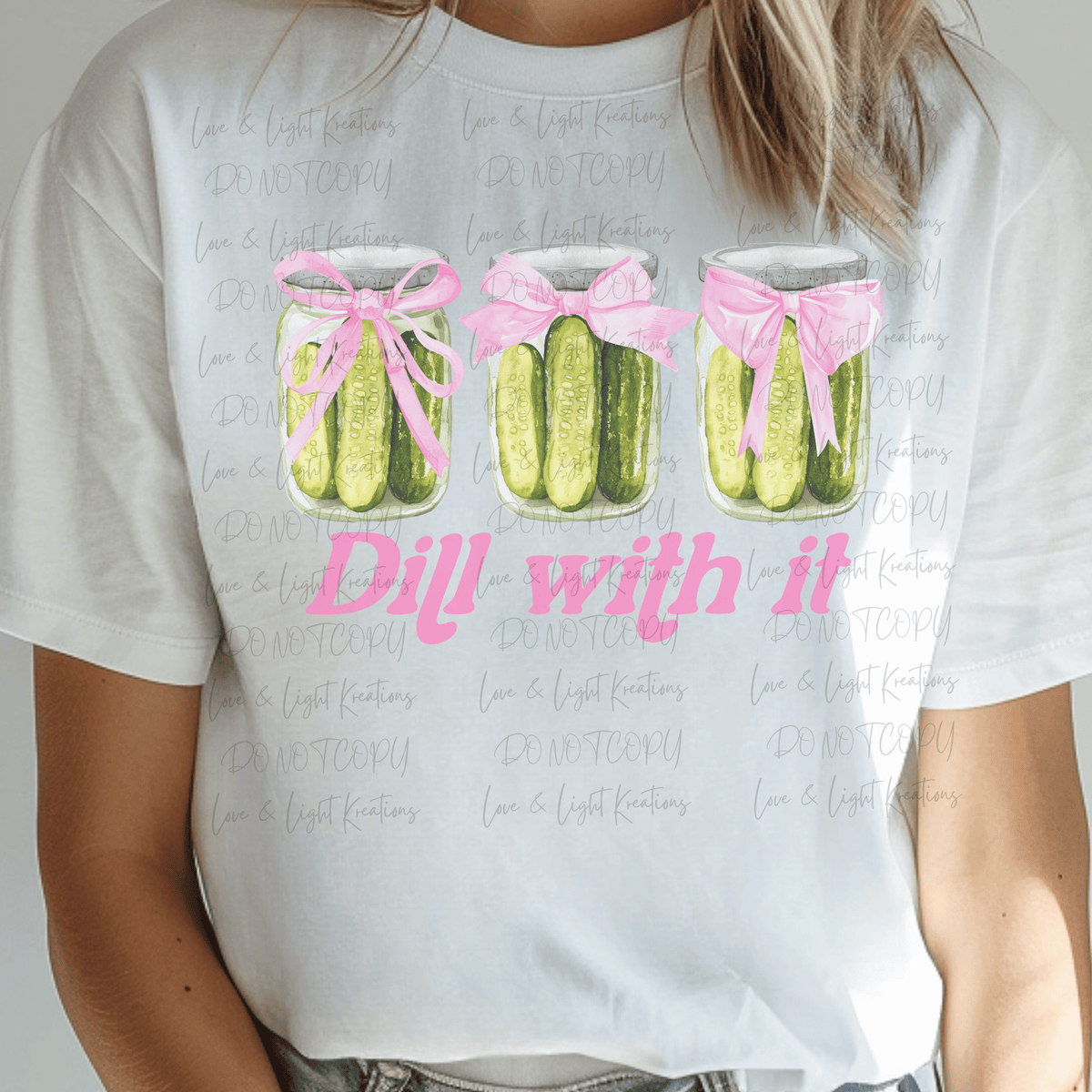 Dill With It with Three Jars of Pickles