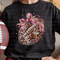 Disco Ball Football with Bow