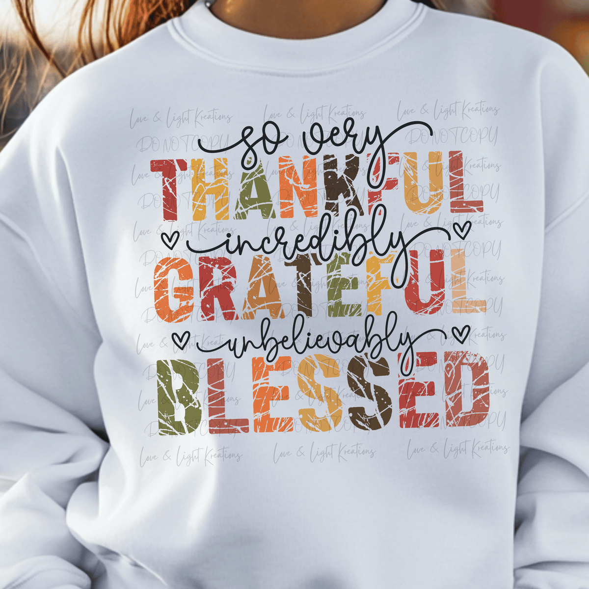 Distressed So Very Thankful