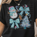 Doddle Paint Stroke Winter and Bows