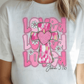 Duplicated Loved with Cross and Heart