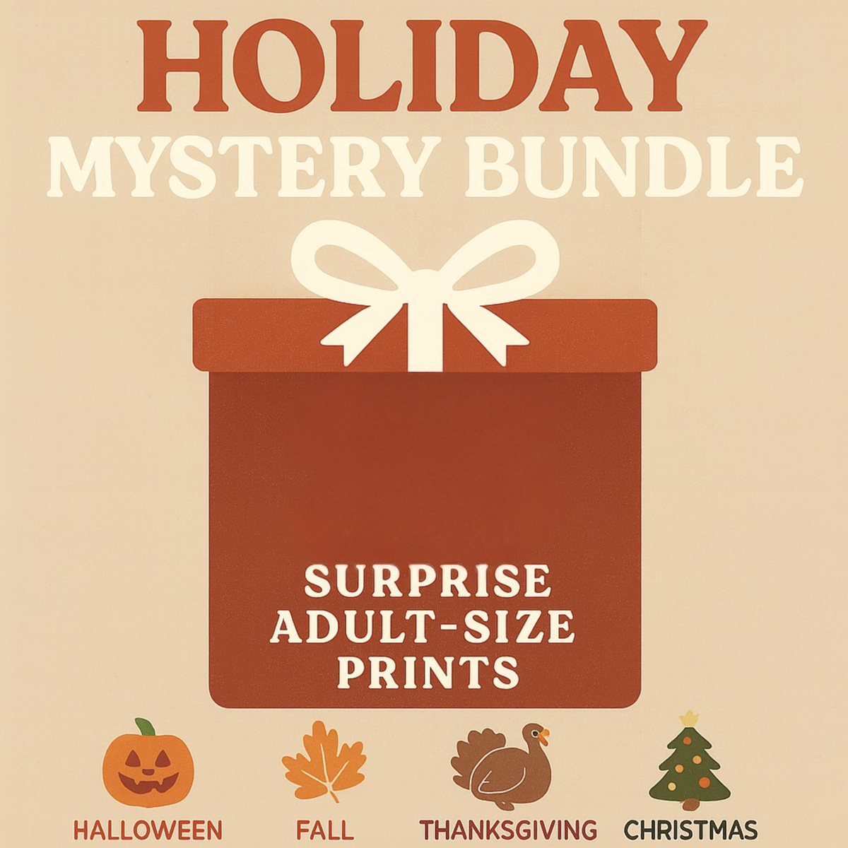 Mystery Holiday Bundle – Surprise Adult-Size DTF Prints