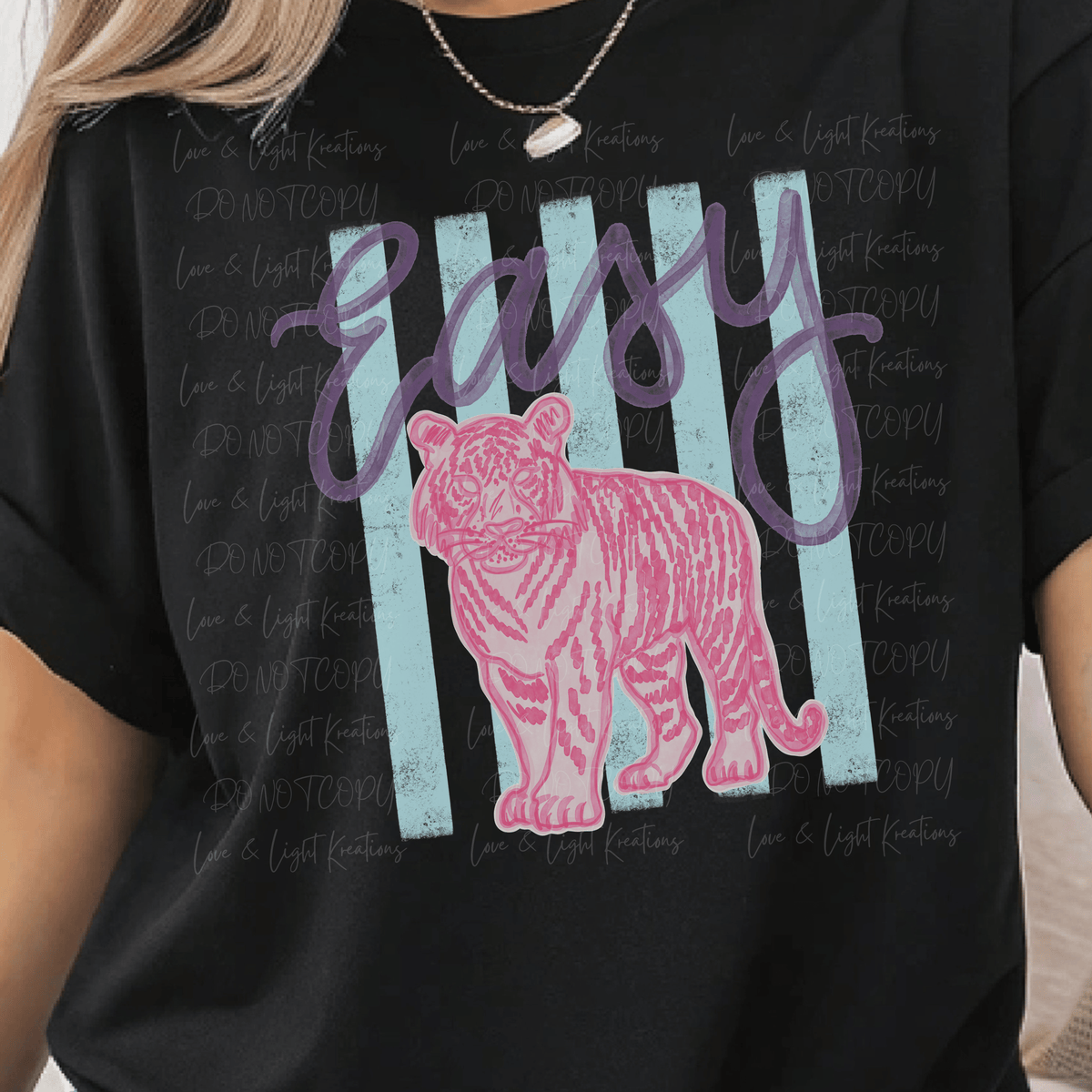 Easy Tiger with Blue Stripes