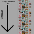 Edgy Western Hat Gang Sheet