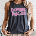 Everything Hallelujah Pink and White