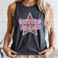 Everything Hallelujah Pink with Leopard Print Star