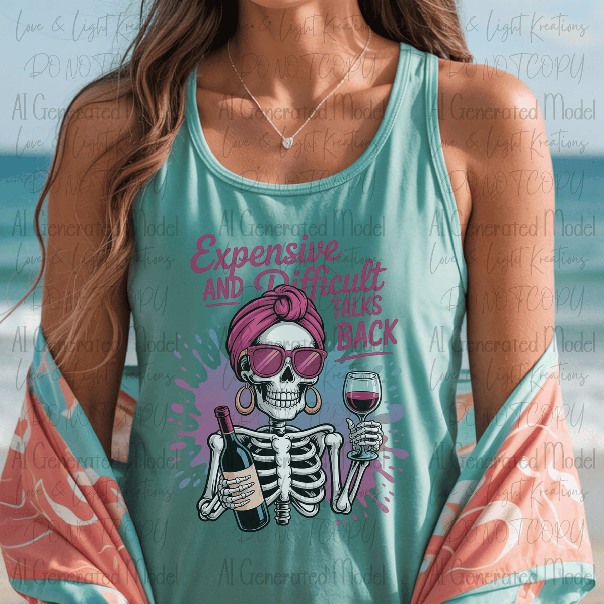 Expensive and Difficult Talks Back Skeleton with Wine