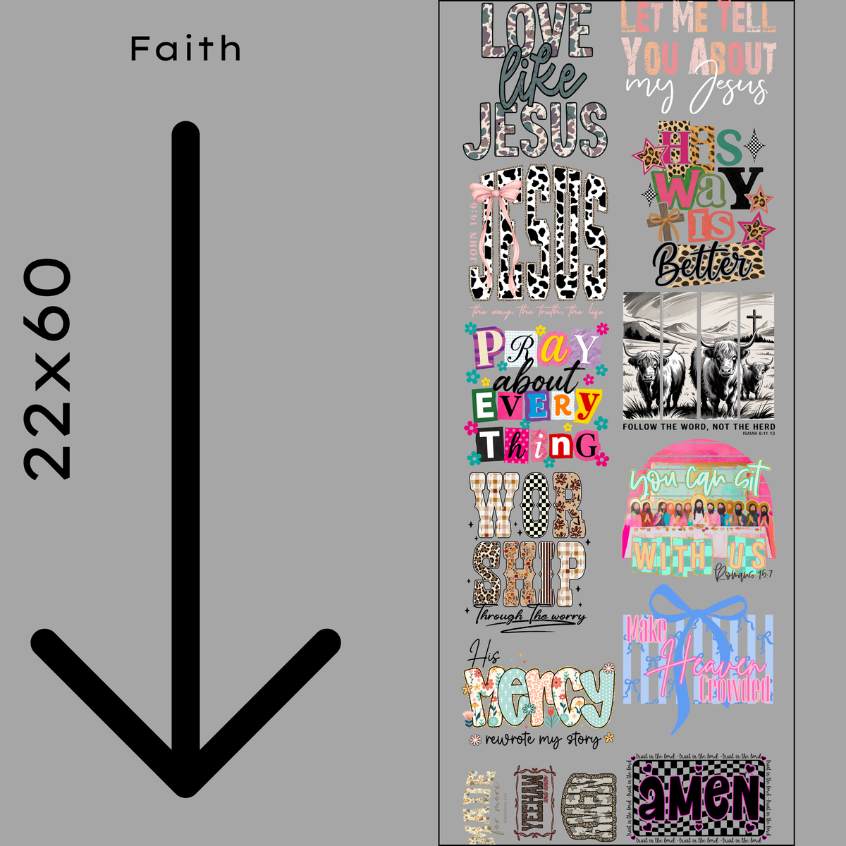 Faith Gang Sheet