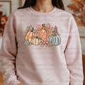 Fall Floral Doodle Pumpkins