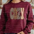 Fall Patter Cozy Black Outline