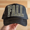 Fall Polka Dots Distressed Green