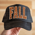 Fall Polka Dots Distressed Orange