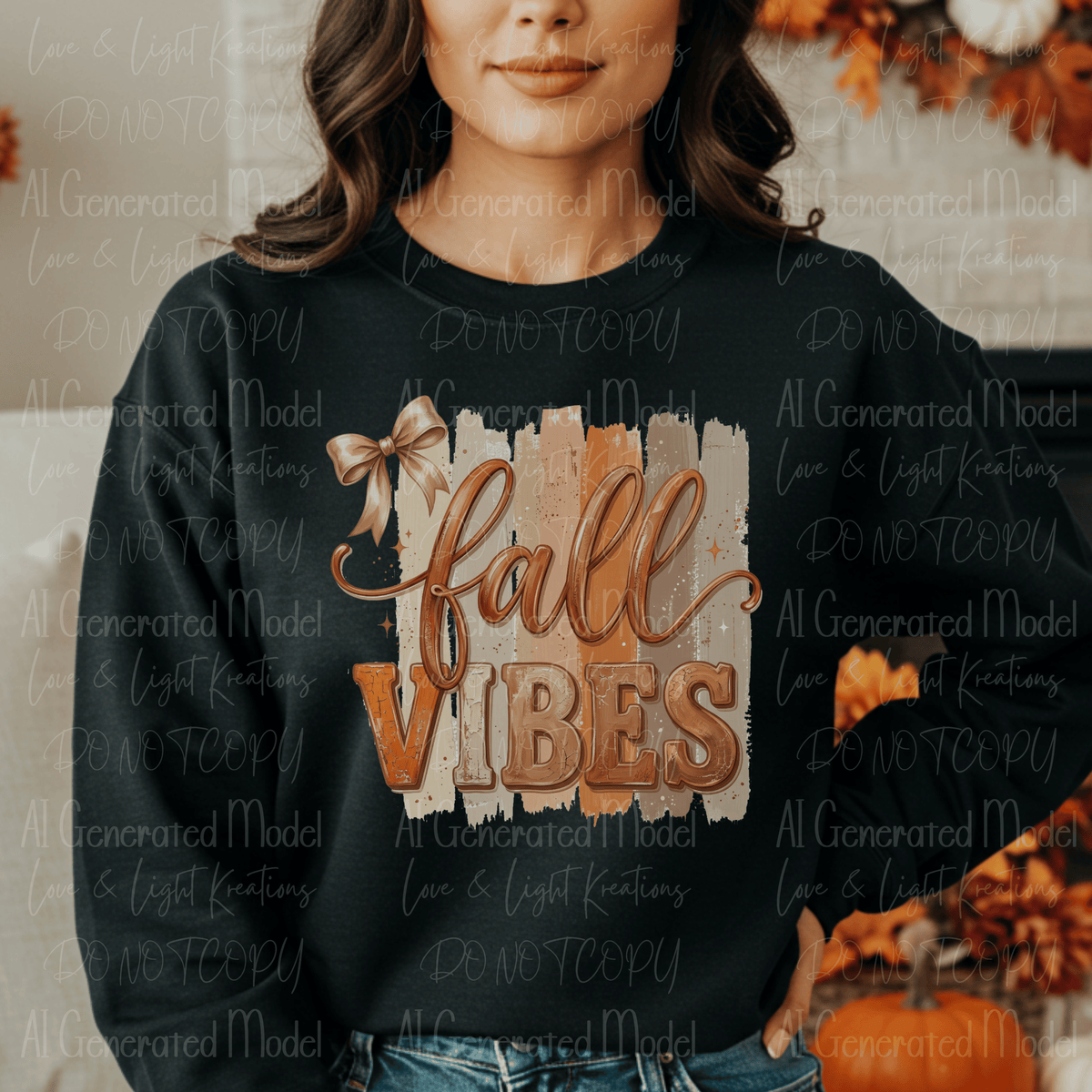 Fall Vibes Paint Stroke Stripes