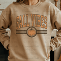 Fall Vibes Varsity Style Distressed