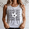 Faux Glitter Game Day Soccer