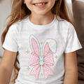 Faux Yarn Easter Bunny Ears with Bow and Marshmallow Bunny